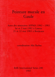 Actes AFPMA Lisieux Bordeaux 1985 couverture